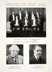 1928 Print George V King United Kingdom Prime Ministers Portrait England XEQ3