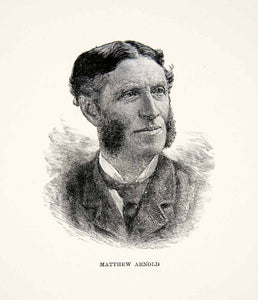 1903 Print Portrait Matthew Arnold British Poet Social Critic School XEQ8
