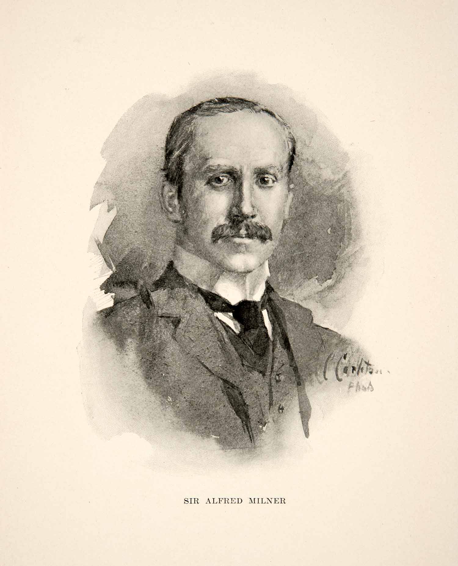 1905 Print Sir Alfred Milner Viscount Governor Cape Colony Commissioner XER2