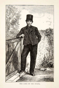 1903 Print Portrait Costume Lord Dykes Uniform Netherlands Holland Belgium XET5