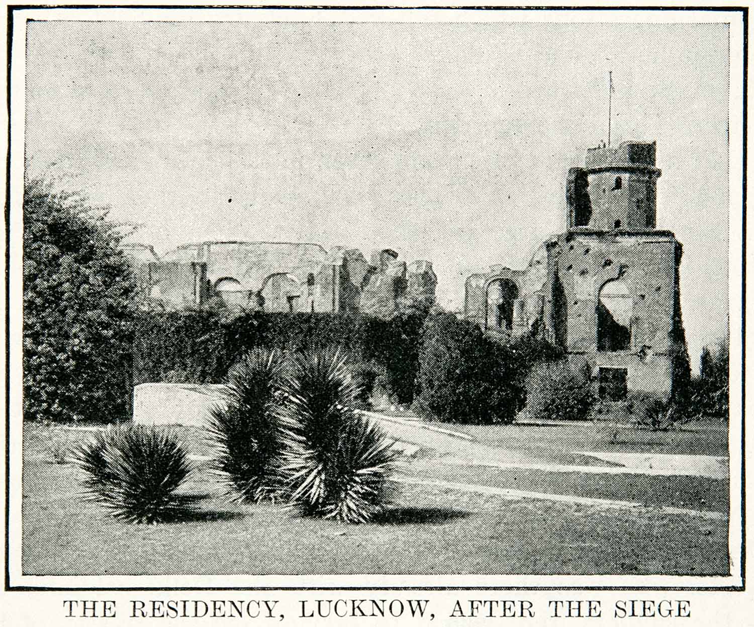 1922 Print Lucknow Siege Residency East India Company Indian Rebellion XEX7