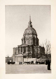1898 Photogravure Hotel des Invalides Paris France Museum Architecture XEY2