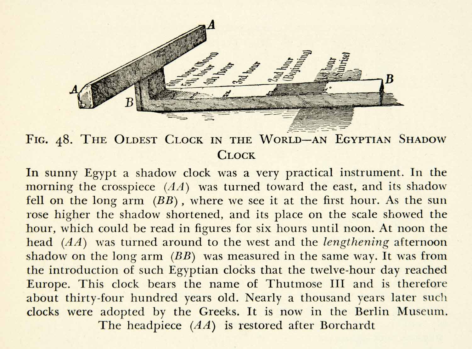 Egyptian Clock
