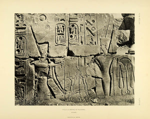 1906 Heliogravure Tomb Karnak Pole Climbing Nubian Heliotype Temple XGA6