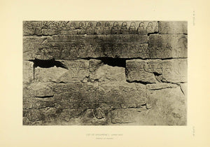 1906 Heliogravure Sheshonk I Shoshenk Temple Karnak Ancient Egypt Relief XGA6