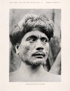 1922 Print Ifugao Pinduangan Portrait Native Anthropology Luzon XGAA4