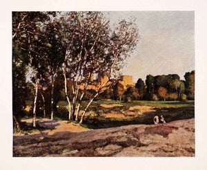 1909 Print Palace Avignon Herbert Hughes Stanton Castle France Medieval XGAA7