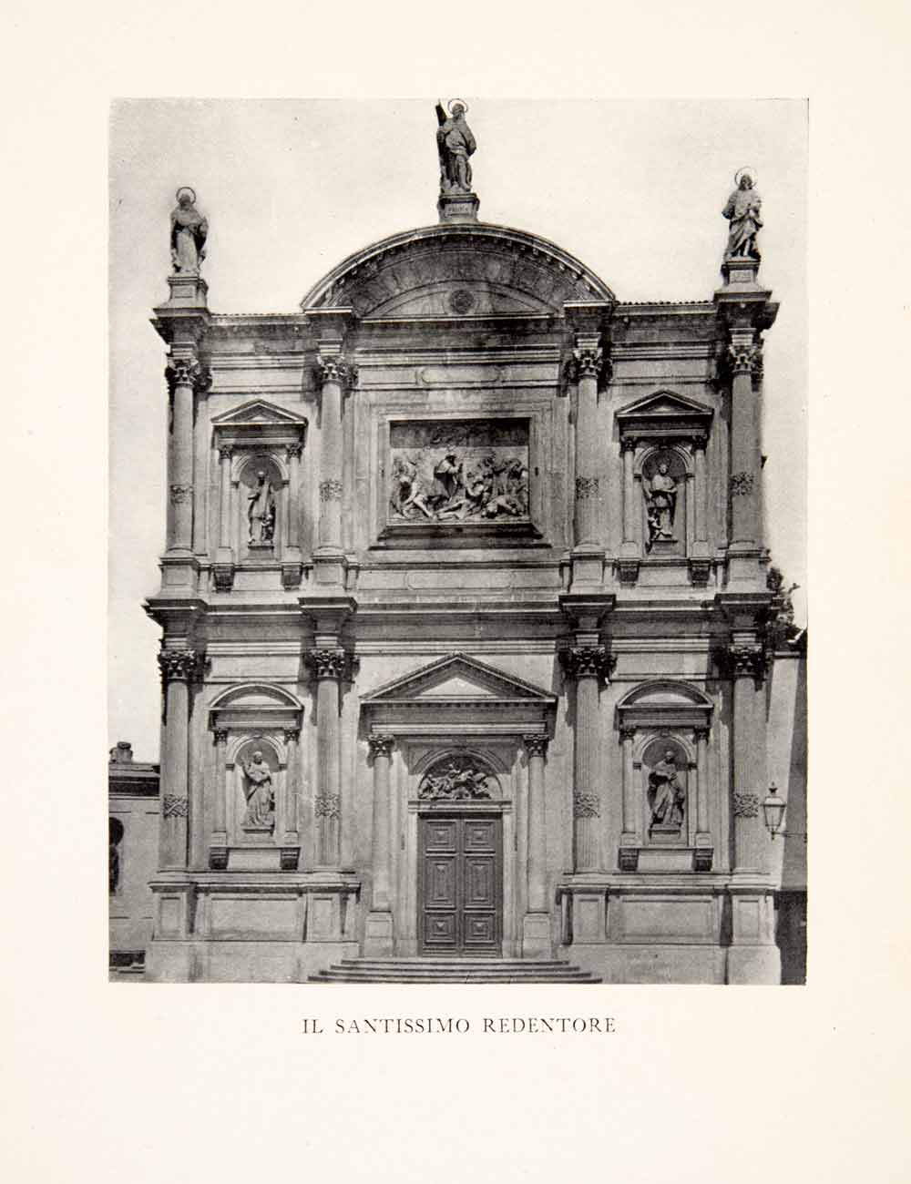 1905 Print Chiesa del Santissimo Redentore Roman Catholic Church Plague XGAB8