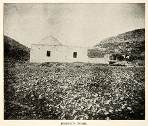 1897 Print Joseph Tomb Landmark Palestinian Israeli Religious Conflict XGAE9