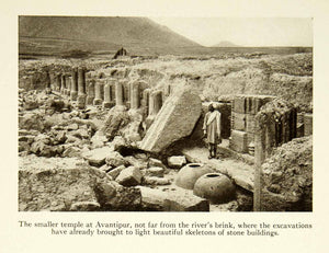 1915 Print Anantipur Archeological Site Kashmir Historical Image India XGAF6