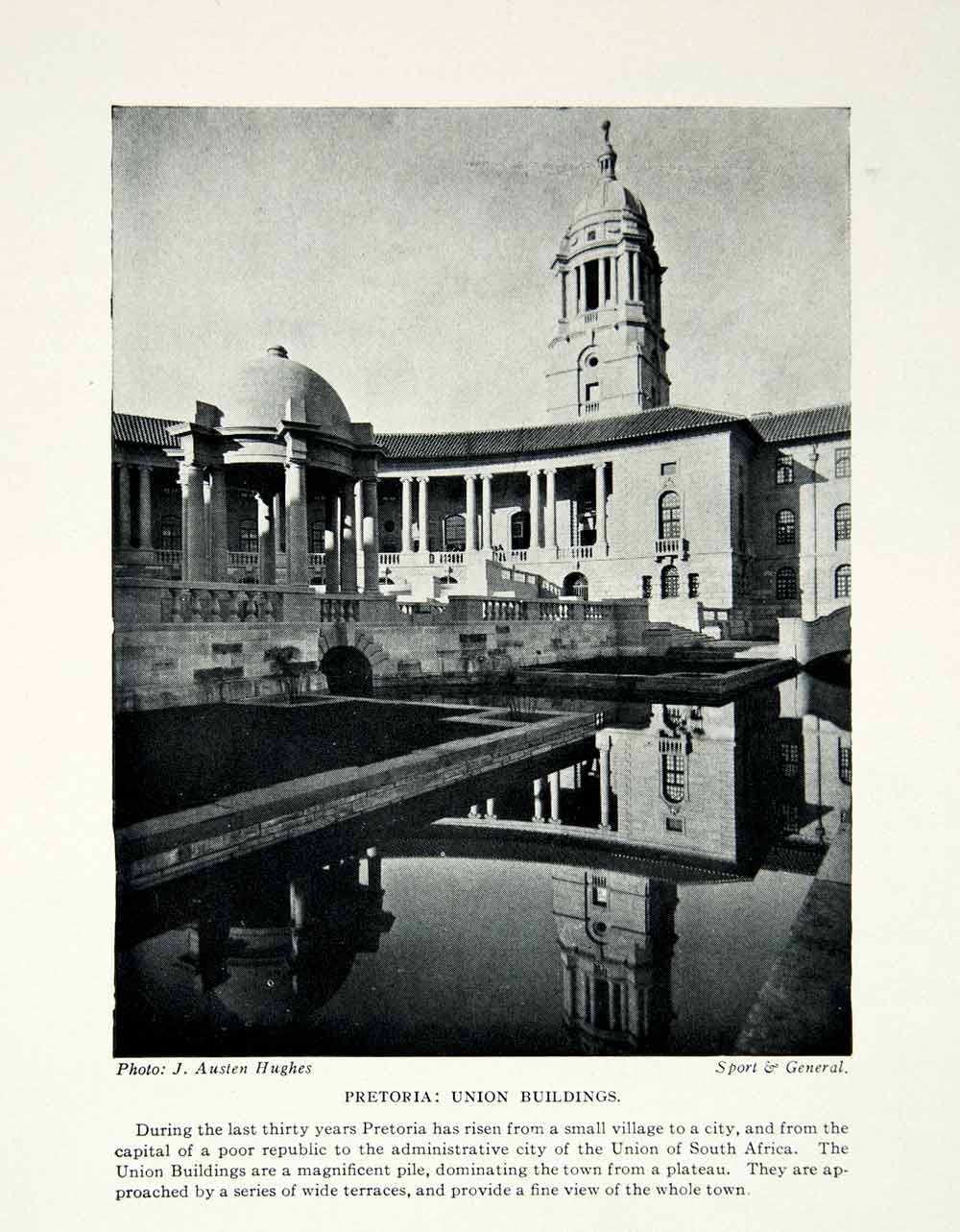 1925 Print Union Buildings Church Square Pretoria South Africa XGAG2
