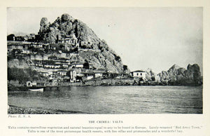 1925 Print Yalta Crimea Ukraine Black Sea Europe Cityscape Landscape Bay XGAG2
