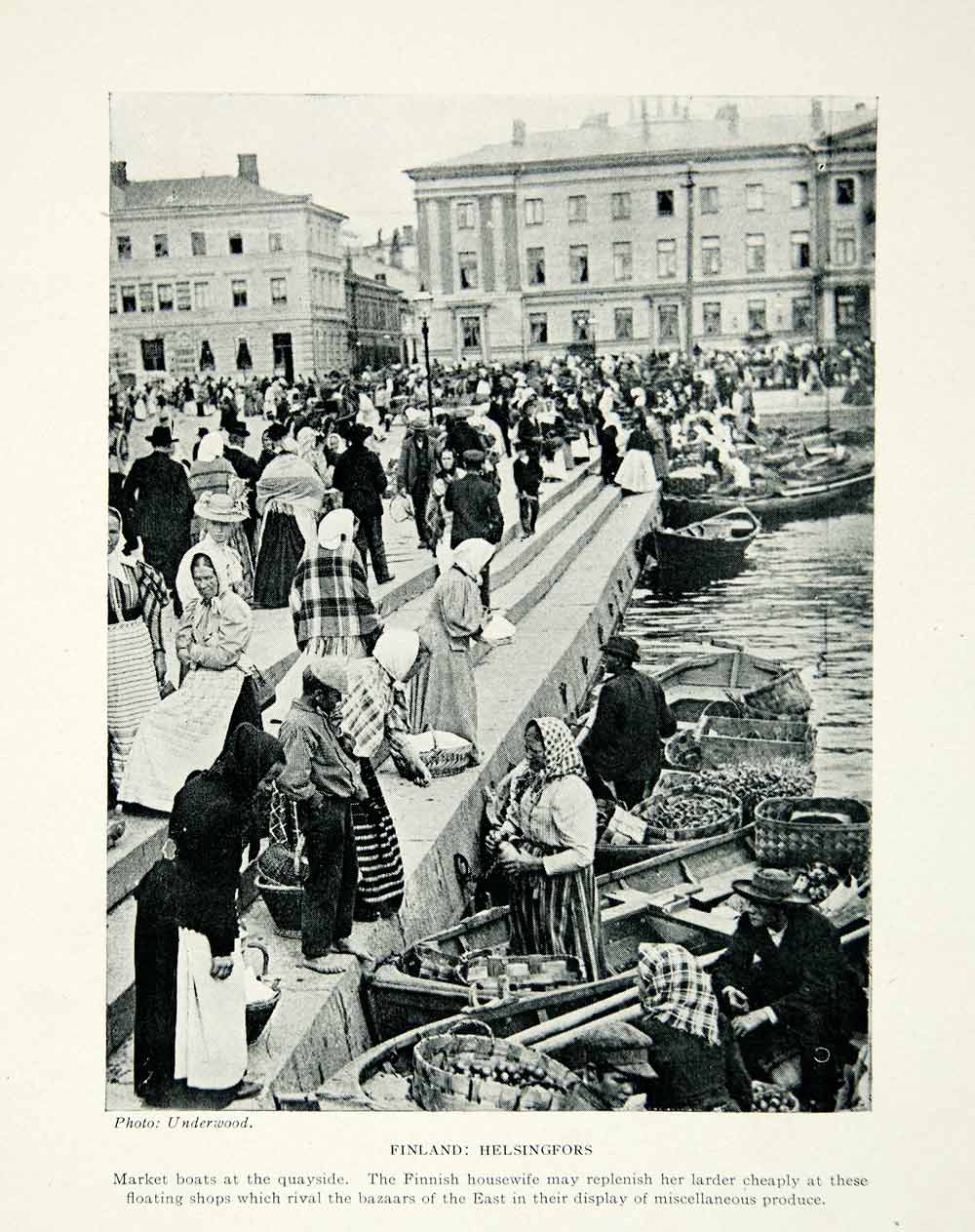 1925 Print Helsinki Uusimaa Finland Scandinavia Cityscape Baltic Sea XGAG2