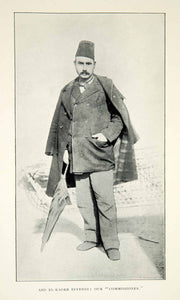 1904 Print Portrait Abd El-Kader Commissioner Niffer Nefer Egypt Africa XGAG5