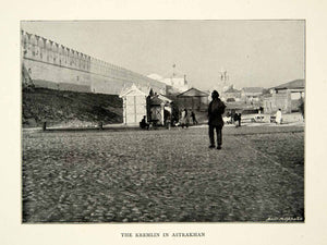 1899 Print Kremlin Astrakhan Oblast Russia Ivan the Terrible Fortress XGAG8