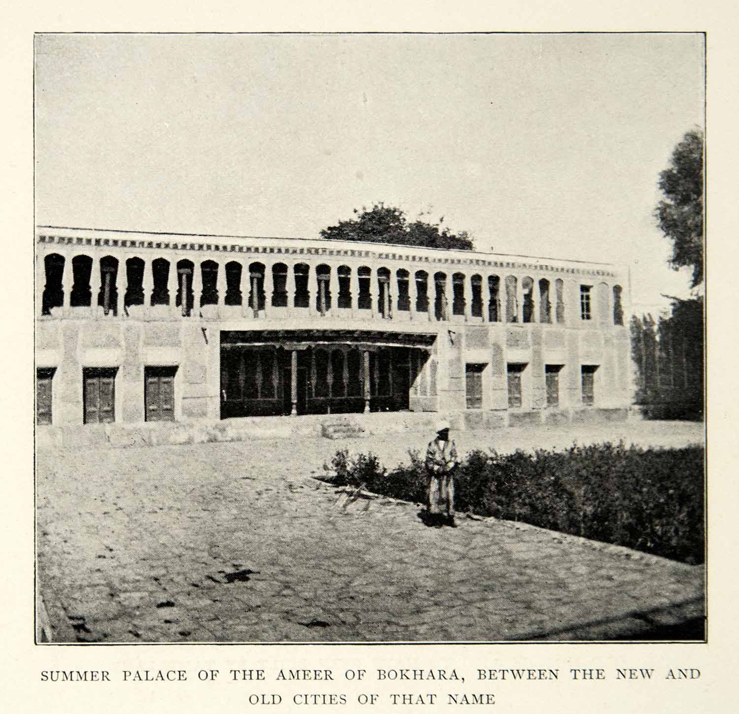 1899 Print Sitora-i Mohi Khosa Emir Summer Palace Bukhara Uzbekistan Amir XGAG8