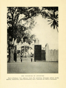 1925 Print Vestibule Dar es Salaam Christianity Tanzania Africa Soldier XGB6