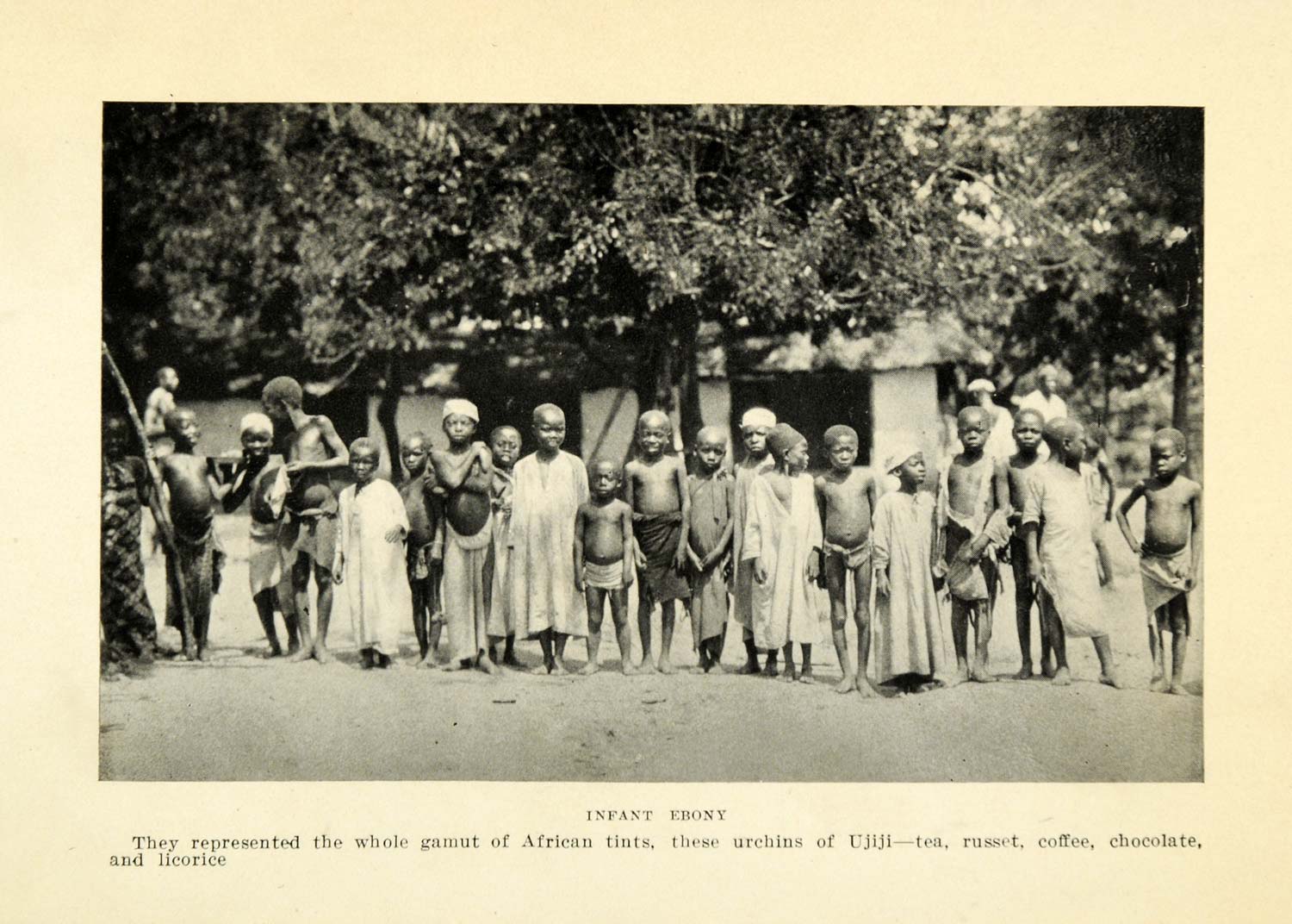 1925 Print Infant Children Africa African Kids Portrait Ujiji Tanzania XGB6