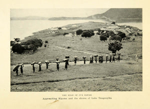 1925 Print Safari Kigoma Lake Tanganyika Scenery Landscape Coast Harbor XGB6