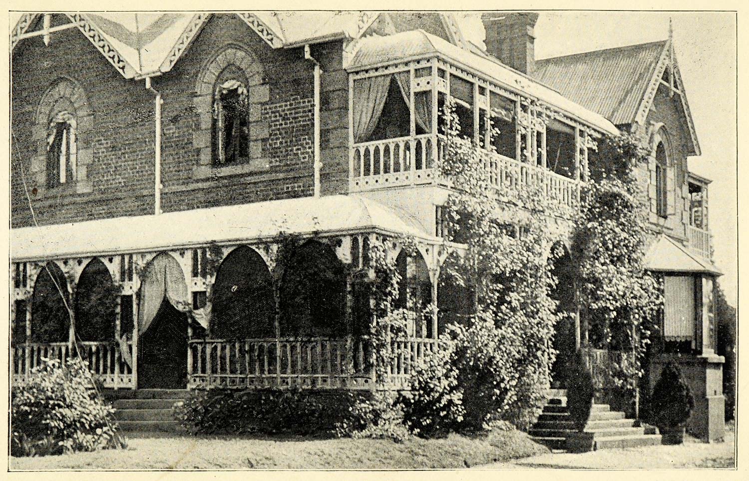 1899 Print Colonel Rhodes House Johannesburg Diamond Architecture South XGB9