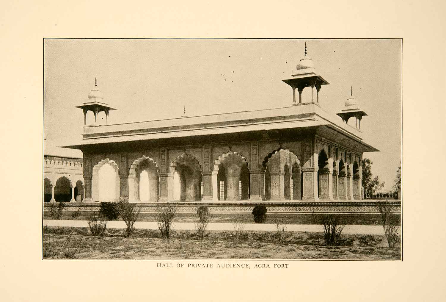 1929 Print Agra Fort Uttar Pradesh India UNESCO Historical Image Monument XGBB9