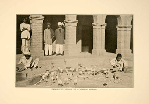 1929 Print Asansol India Mission School Geography Lesson Teaching XGBB9