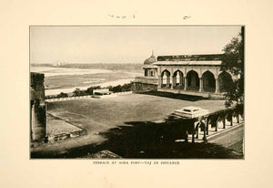1929 Print Agra Fort Uttar Pradesh India Monument UNESCO World Heritage XGBB9