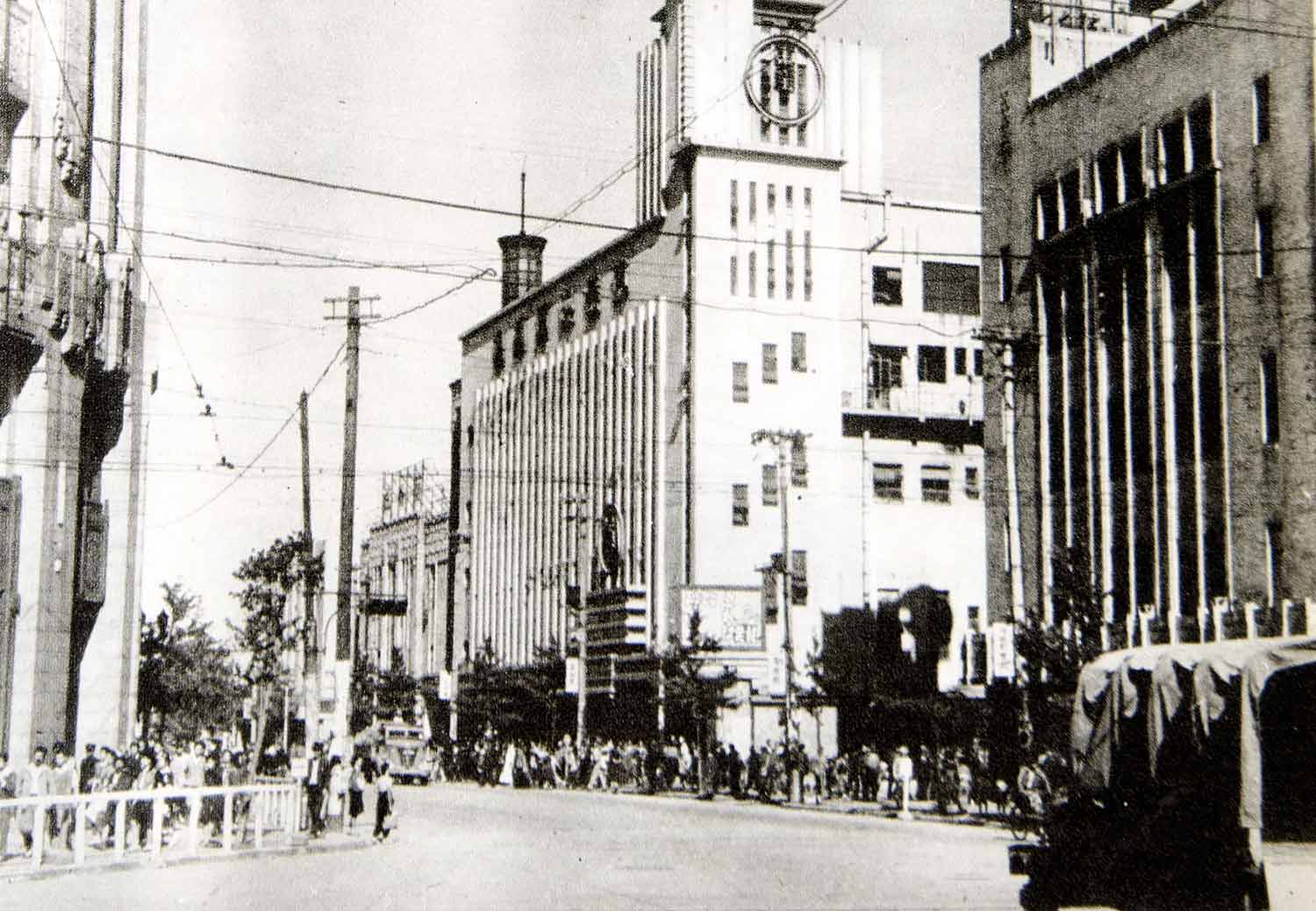 1952 Rotogravure Tokyo Shinjuku Street Scene Japan Historical View