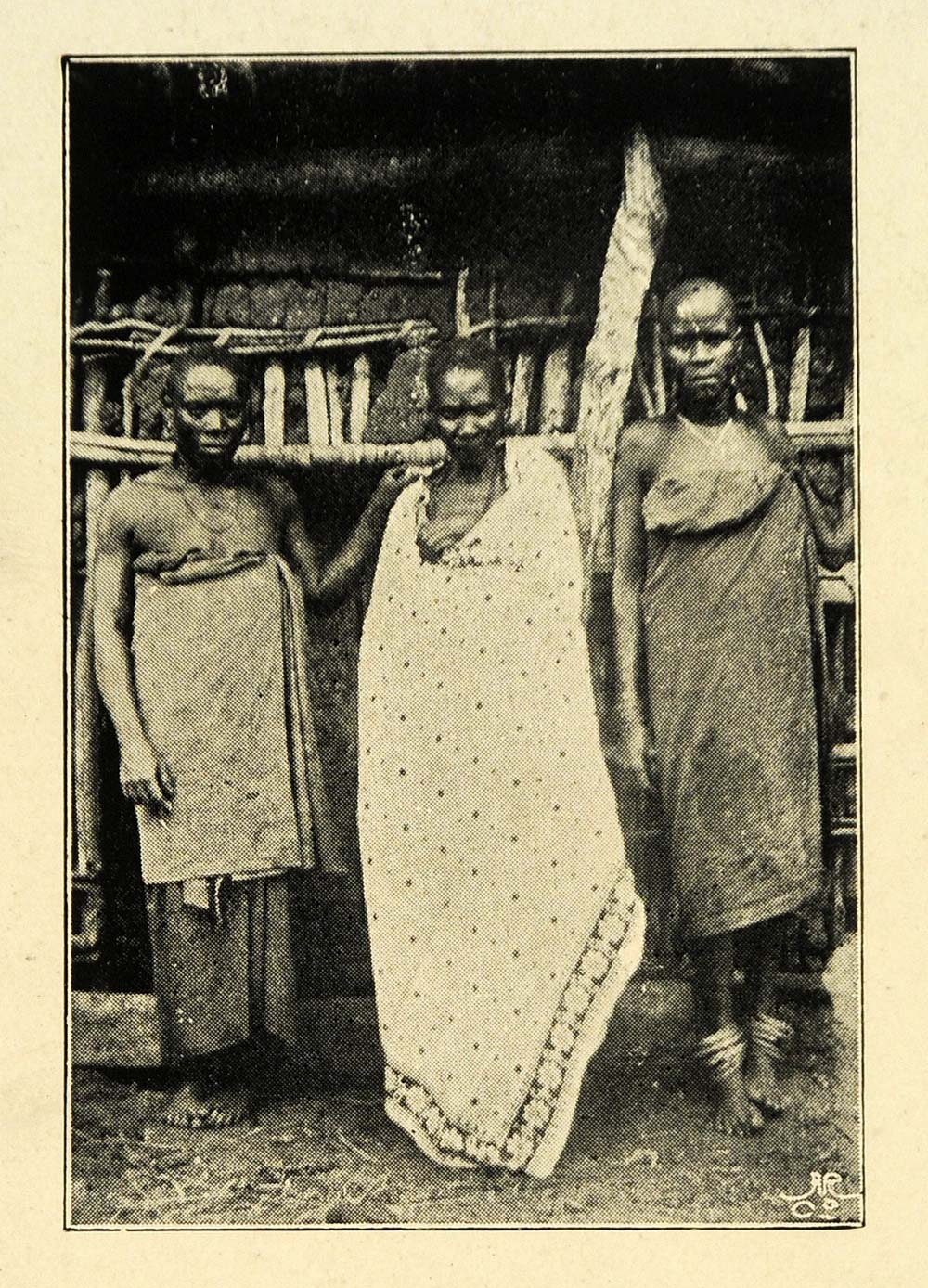 1907 Print Usagara Queen Congo Africa Tribal Royalty Cannibals Indigenous XGC1
