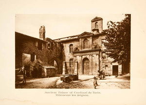 1910 Photogravure Ancient Palace Cardinal Turin Villeneuve Les Avignon XGCB8