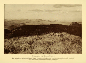 1928 Print Kaisut Desert Extinct Volcano Landscape Lake Paradise Marsabit XGD6