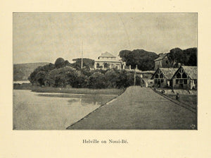 1901 Print Nosy Be Helville Madagascar Nossi Be Historic Image XGD8