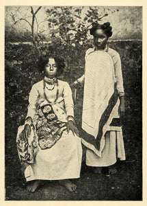 1901 Print Sakalava Women Madagascar Cultural Dress Jewelry Voltzkow XGD8