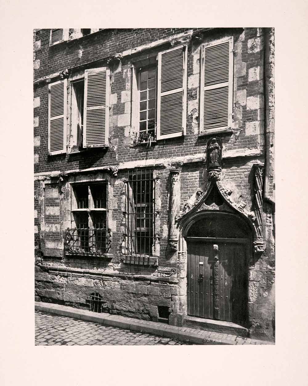1906 Print Louis XI Hangman Tristan Hermit Residence House France Historic XGDA4