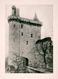 1906 Print Chateau Chinon Medieval Castle Tower Henry Plantagenet XGDA4