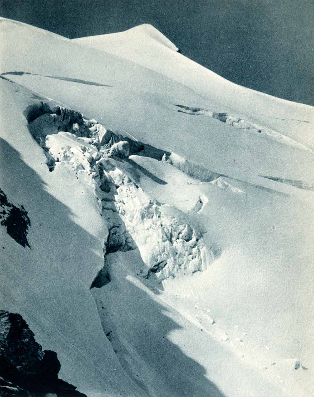 1937 Photogravure Wilder Freiger Mountain Peak Stubai Alps Austria Tyrol XGDA6