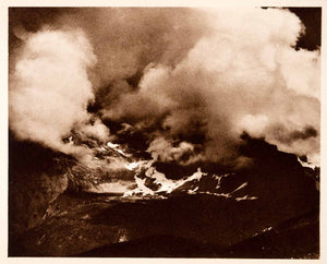 1937 Photogravure Fog Otztal Alps Tyrol Austria Mists Mountains Snow XGDA6