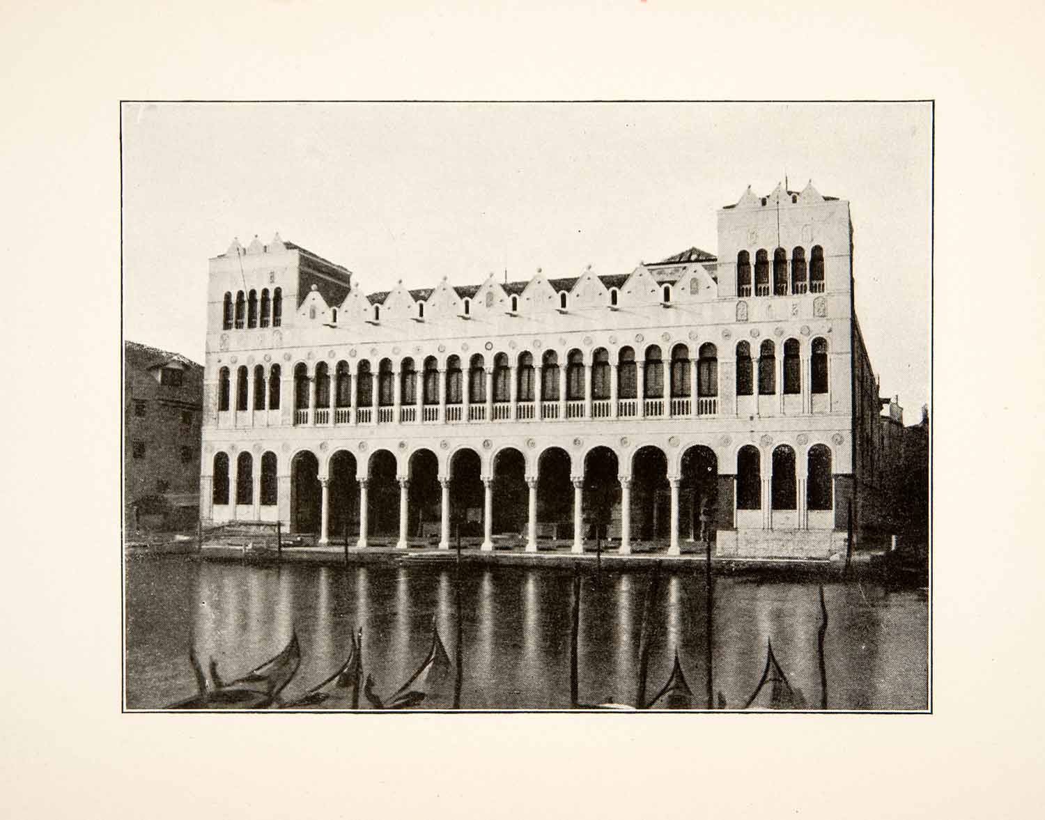 1893 Print Museo Civico Museum Fondacco Turchi Palazzo Ferrara Venice XGDB4