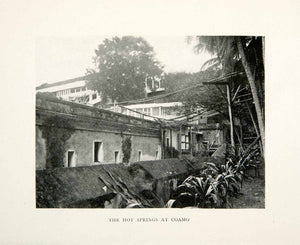 1899 Print Coamo Puerto Rico Medicinal Hot Springs Ponce de Leon Historic XGDC4
