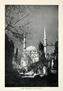1952 Print Mosque Abu Ayyub Al-Ansari Eyub Turkey Religious Architecture XGDD7