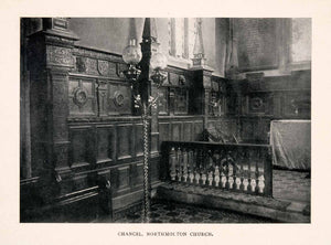 1906 Halftone Print Chancel All Saints Church Northmolton North Molton XGEA1