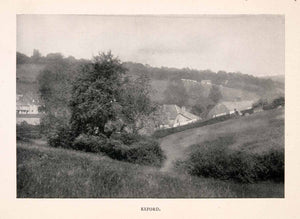 1906 Halftone Print Moorland Exmoor Exford Somerset England Landscape Ward XGEA1