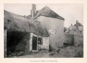 1906 Halftone Print Forge Blacksmith Northmolton Molton Ward England XGEA1