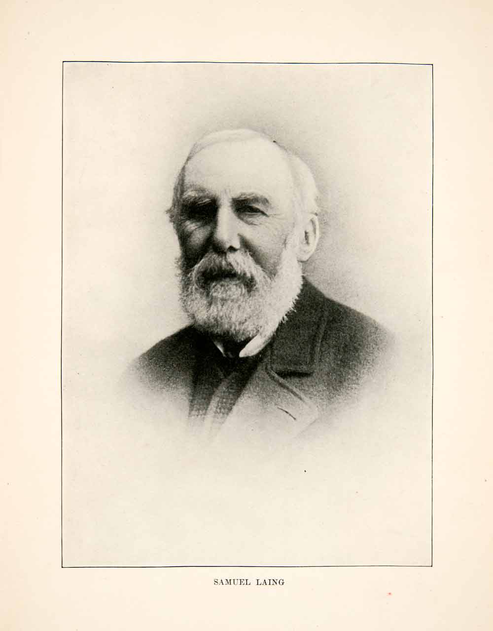 1906 Print Portrait Samuel Lang British Politician Scientific Religious XGEC8