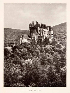 1906 Print Schloss Eltz Caste Medieval View Rhineland-Palatinate XGFA3