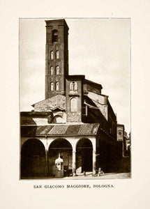 1906 Print San Giacomo Maggiore Church Bologna Italy Historic Architecture XGFB6