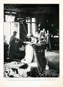 1911 Print Germany Hornberg Black Forest Baden Wurttemberg Carpentry XGFB8