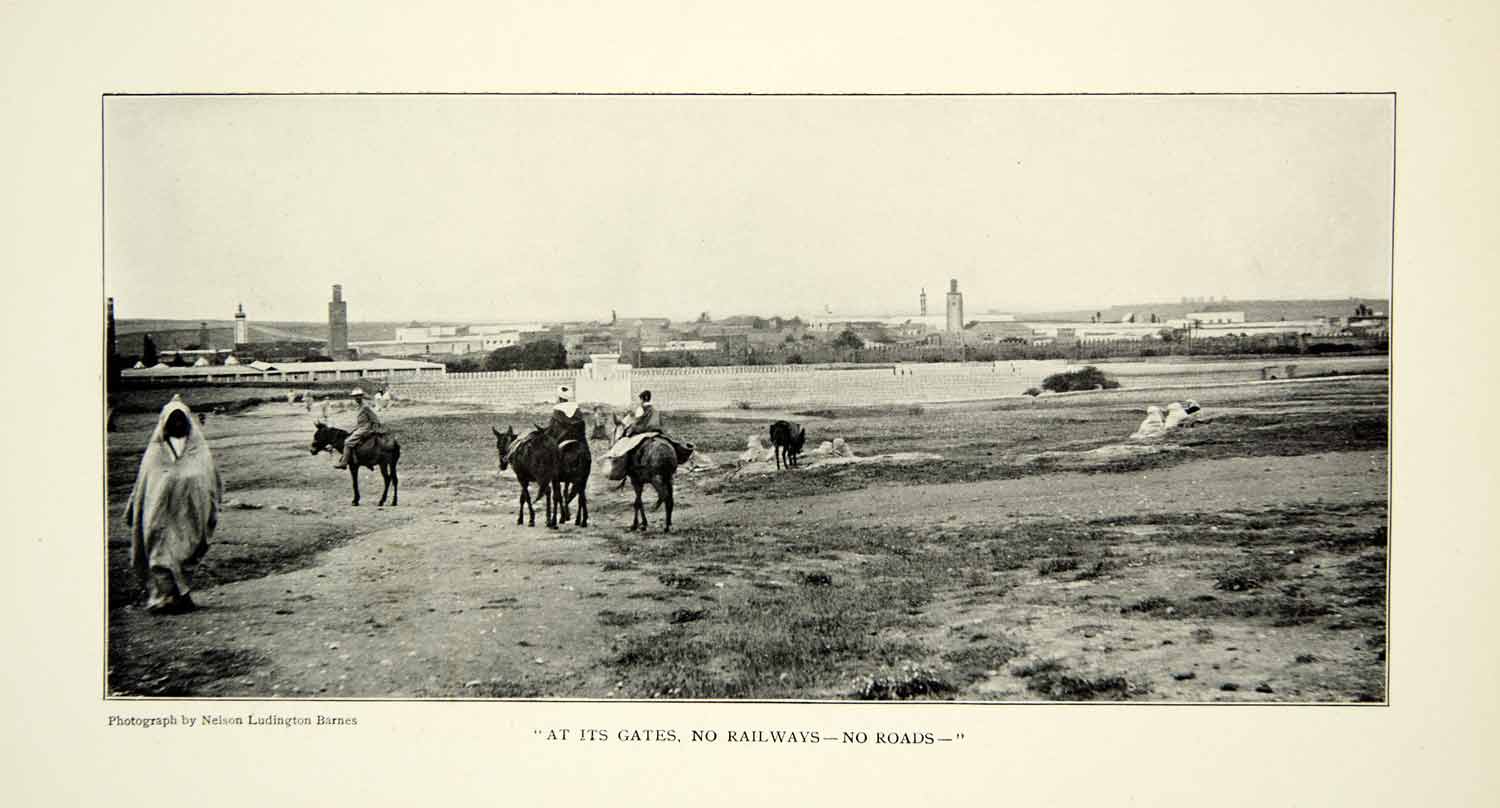 1903 Print Fez Morocco Cityscape Landscape View Africa Historical Image XGFD2