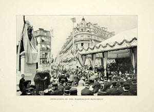 1903 Print Washington Monument Dedication Paris Exposition Historical View XGFD2