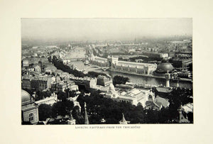 1903 Print Paris Exposition Aerial View Architecture Cityscape Historical XGFD2